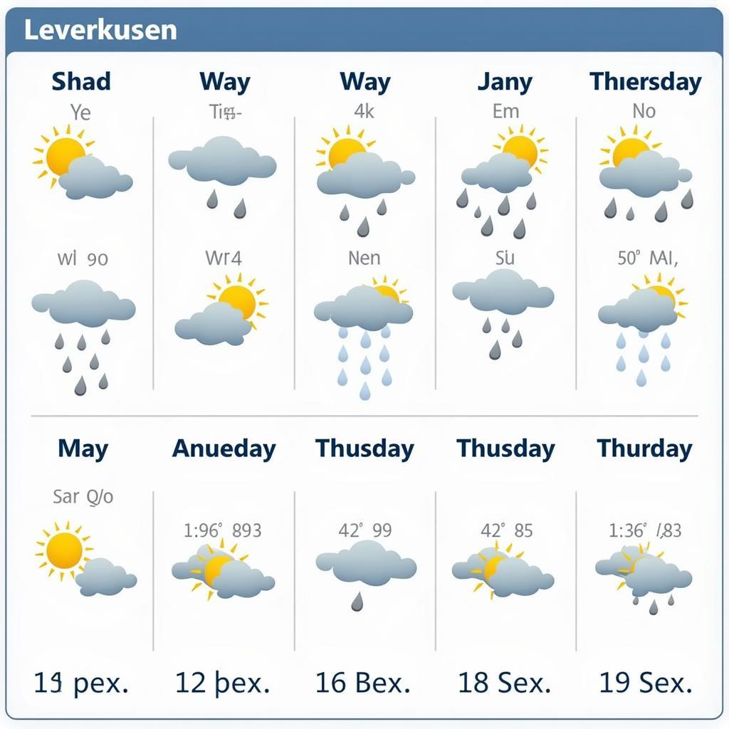 14-Tage-Wettervorhersage für Leverkusen: Sonne, Wolken, Regen?